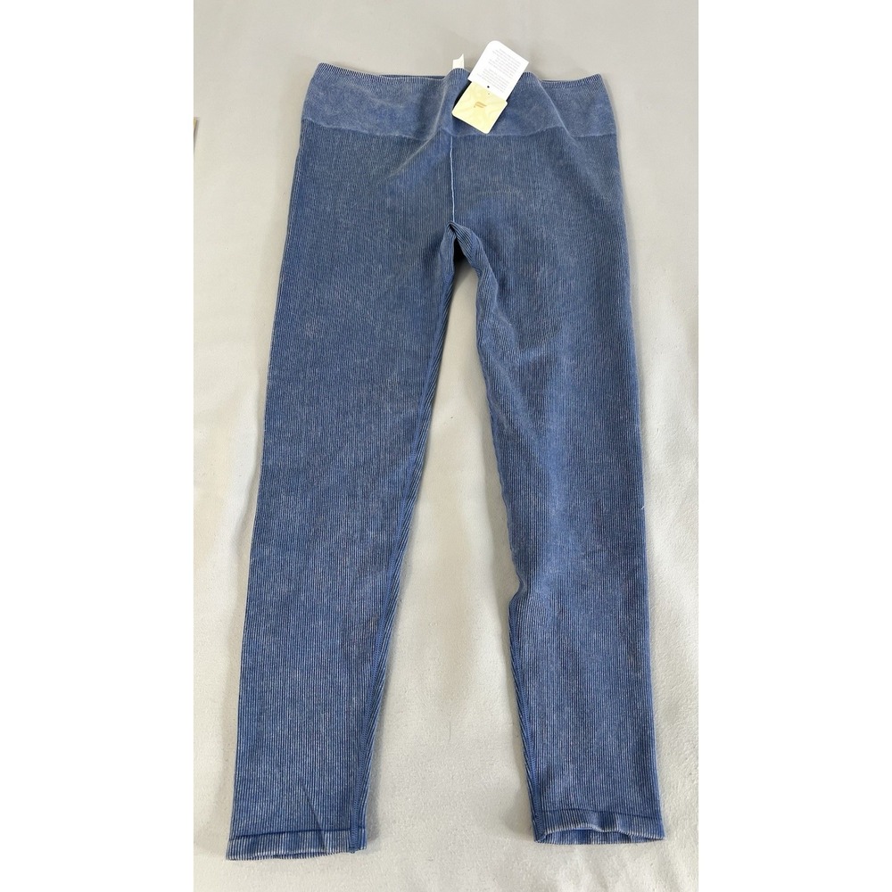 Fabletics NWT Women's Blue Cloud Seamless High-Waisted Leggings Size XL